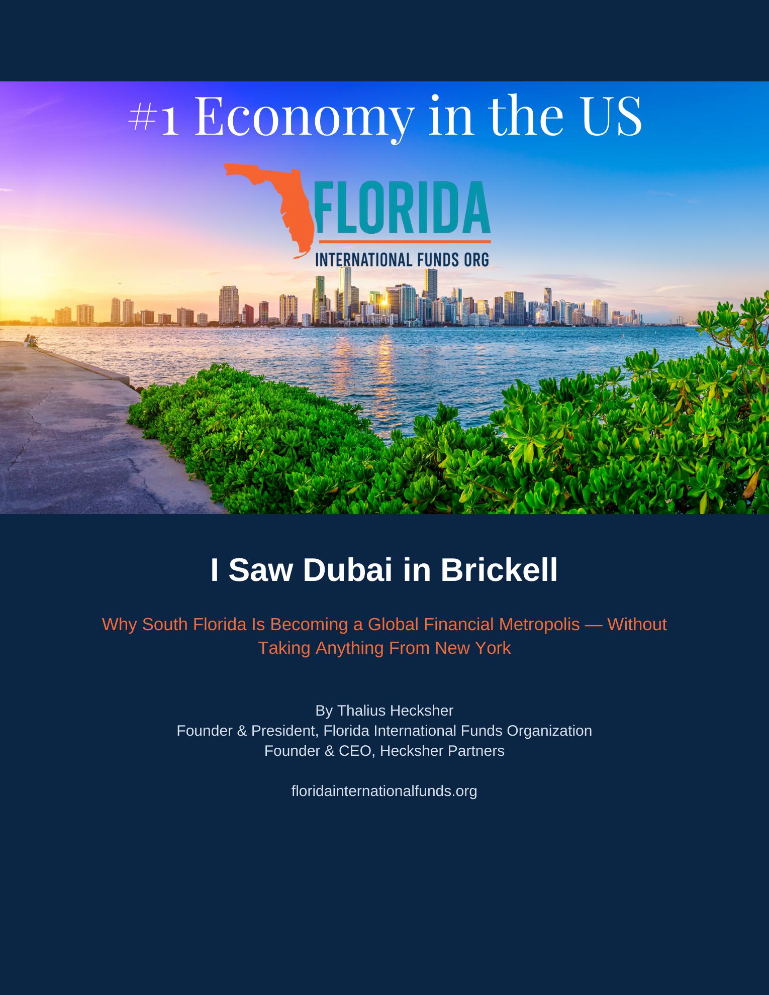FLOW report cover: I Saw Dubai in Brickell